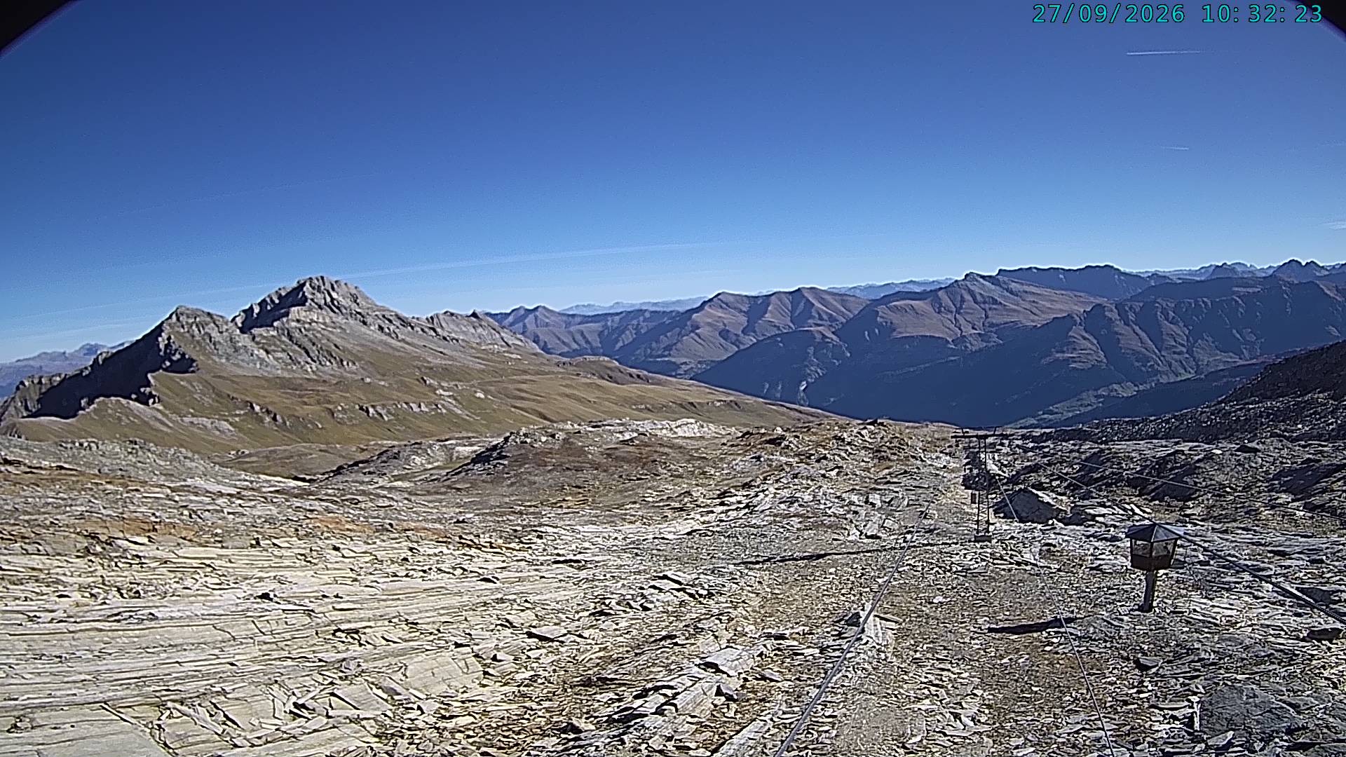 Archiv Foto Webcam Vals 3000: Dachberg