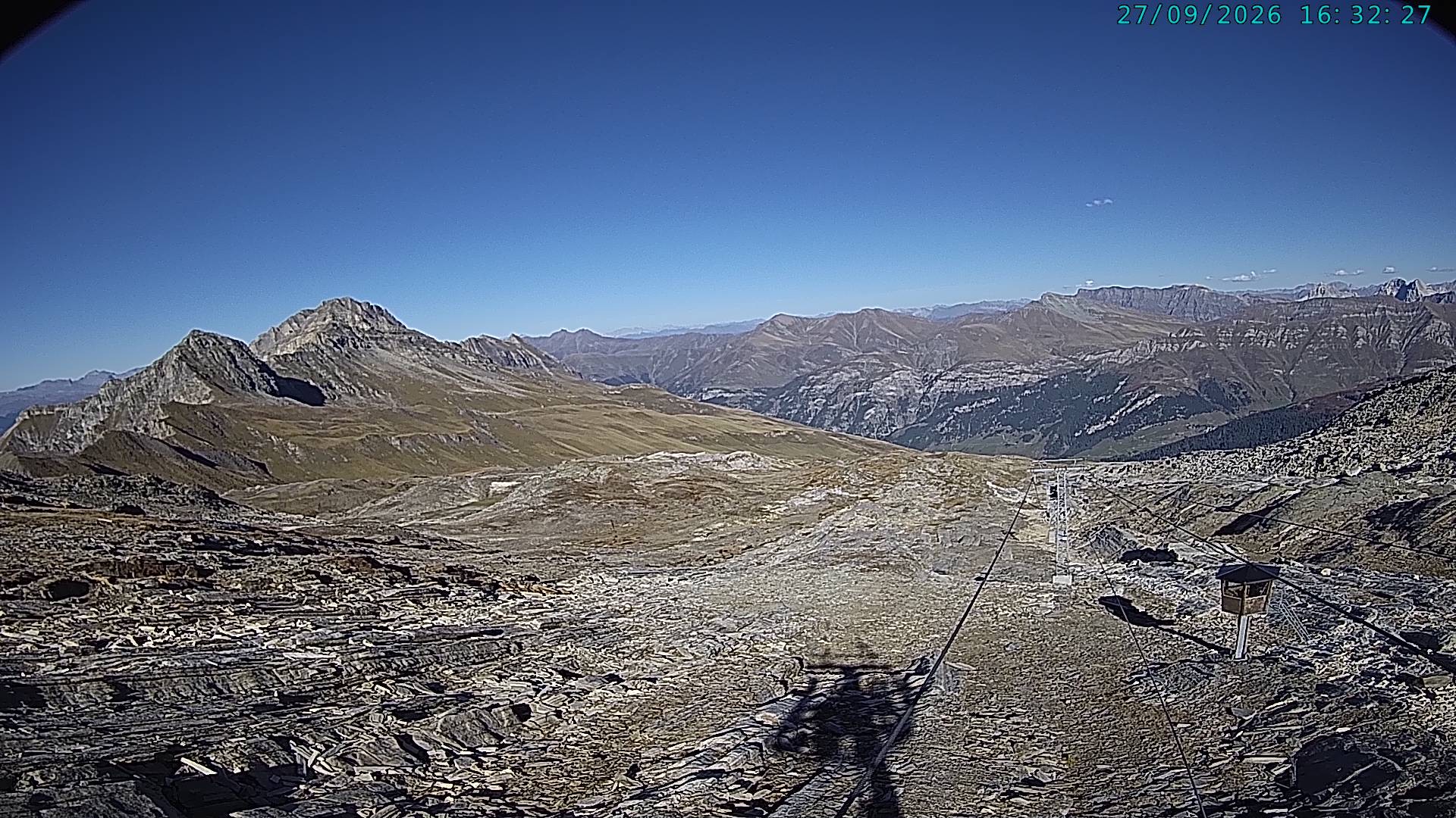 Archiv Foto Webcam Vals 3000: Dachberg
