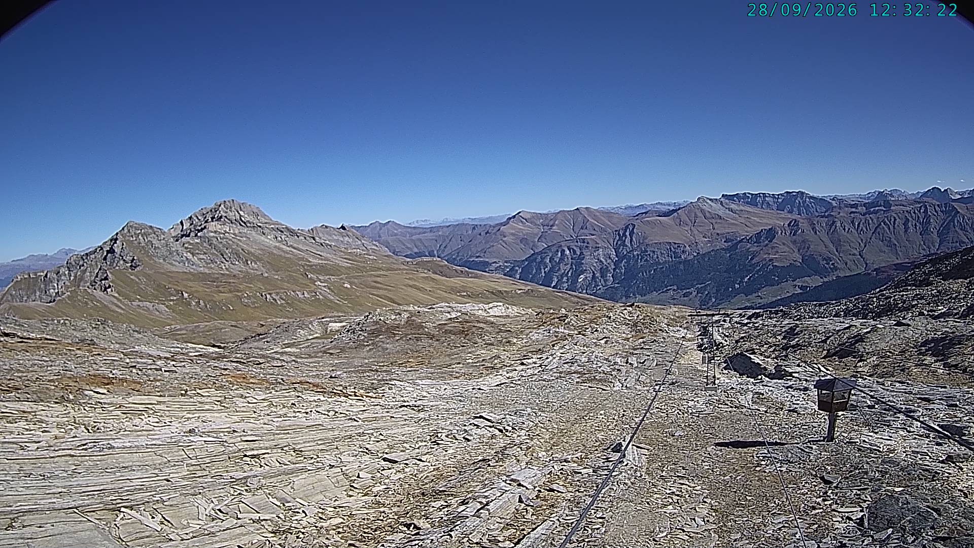 Archiv Foto Webcam Vals 3000: Dachberg