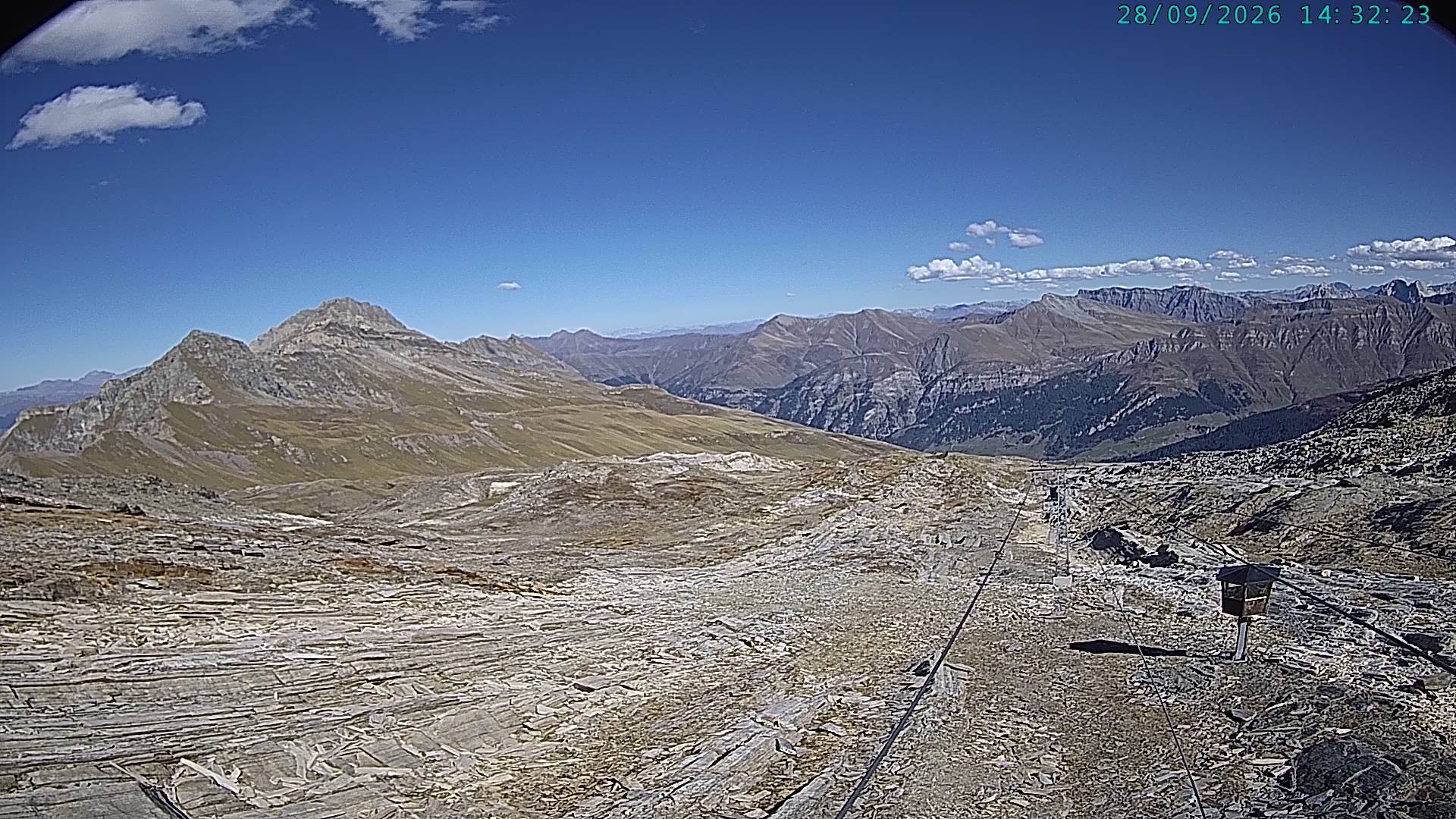 Archiv Foto Webcam Vals 3000: Dachberg