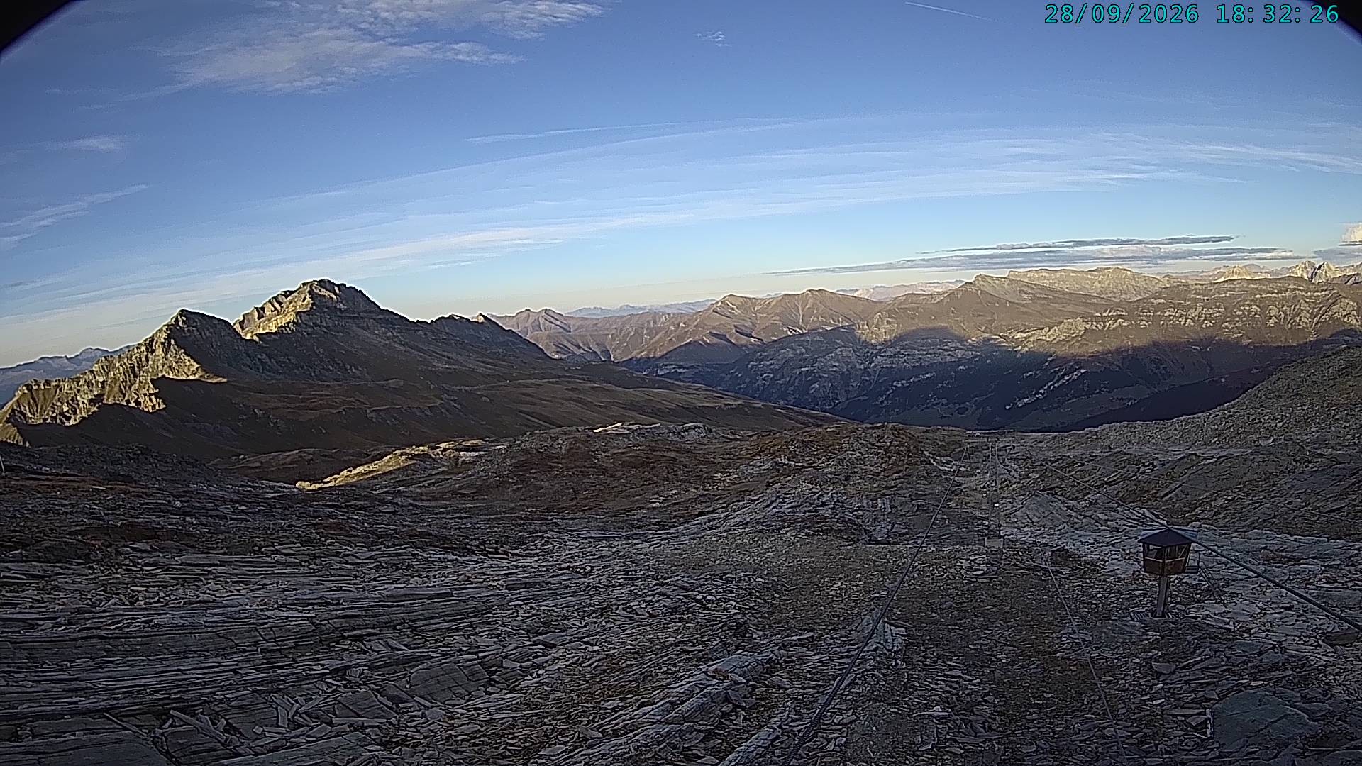 Archiv Foto Webcam Vals 3000: Dachberg