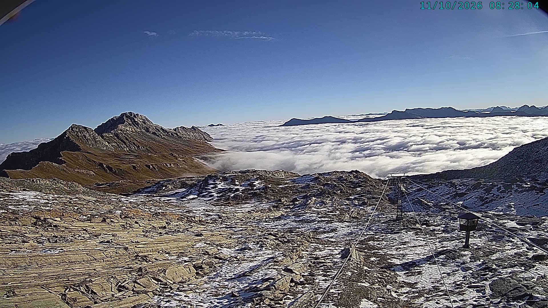 Archiv Foto Webcam Vals 3000: Dachberg