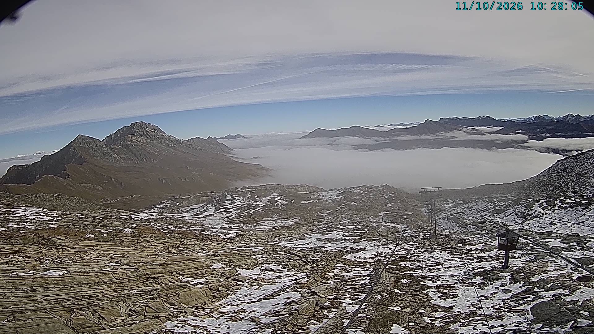 Archiv Foto Webcam Vals 3000: Dachberg