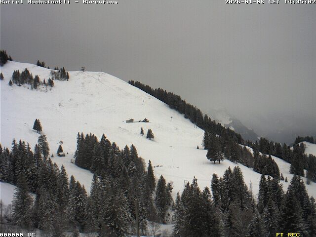 Archiv Foto Webcam Bärenfang, Hochstuckli Sattel