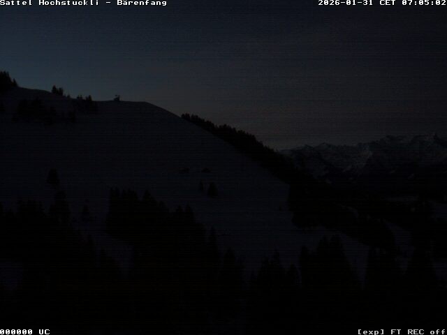 Archiv Foto Webcam Bärenfang, Hochstuckli Sattel