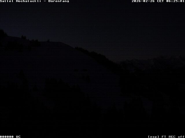 Archived image Webcam mountain restaurant Bärenfang, Hochstuckli Sattel