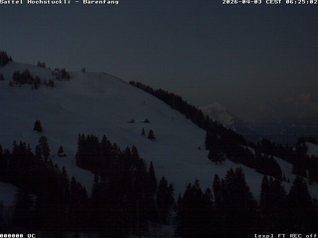 Archiv Foto Webcam Bärenfang, Hochstuckli Sattel