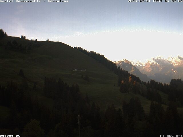 Archiv Foto Webcam Bärenfang, Hochstuckli Sattel