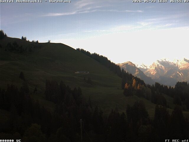 Archiv Foto Webcam Bärenfang, Hochstuckli Sattel