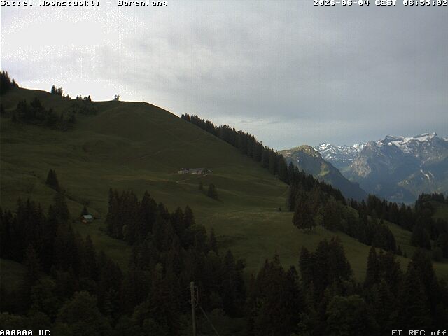 Archiv Foto Webcam Bärenfang, Hochstuckli Sattel