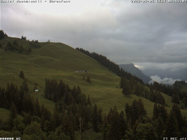 Archiv Foto Webcam Bärenfang, Hochstuckli Sattel