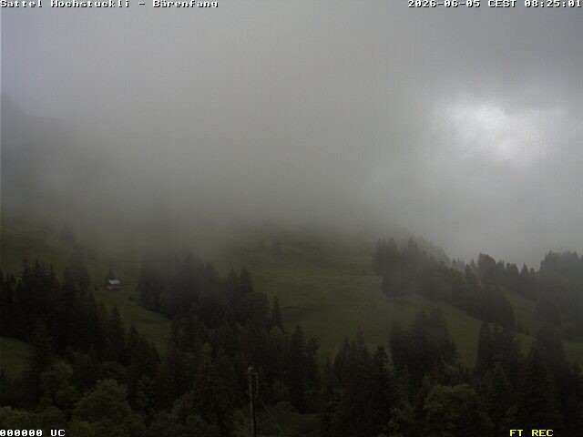 Archiv Foto Webcam Bärenfang, Hochstuckli Sattel