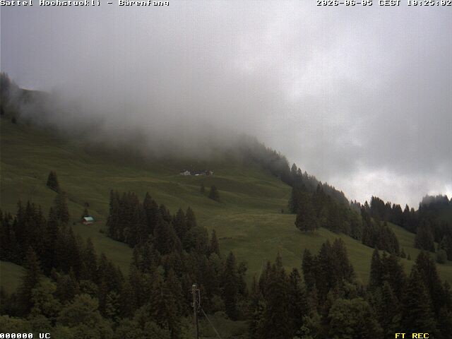 Archiv Foto Webcam Bärenfang, Hochstuckli Sattel