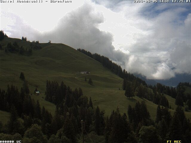 Archiv Foto Webcam Bärenfang, Hochstuckli Sattel