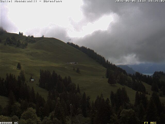 Archiv Foto Webcam Bärenfang, Hochstuckli Sattel