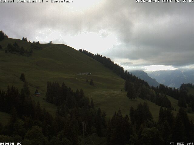 Archiv Foto Webcam Bärenfang, Hochstuckli Sattel