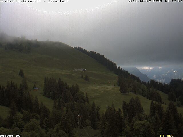 Archiv Foto Webcam Bärenfang, Hochstuckli Sattel