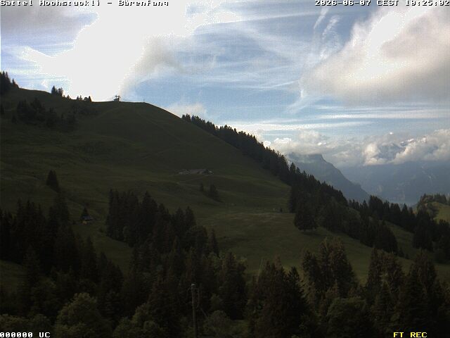 Archiv Foto Webcam Bärenfang, Hochstuckli Sattel