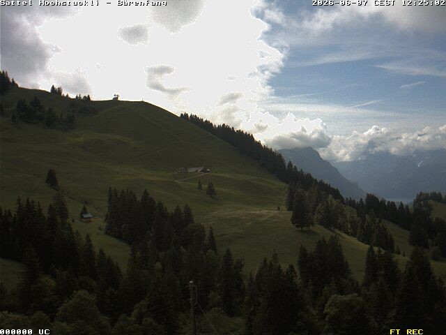 Archiv Foto Webcam Bärenfang, Hochstuckli Sattel