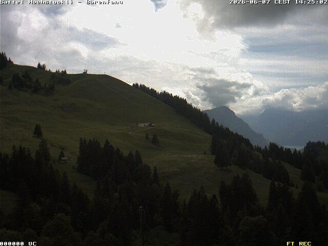 Archiv Foto Webcam Bärenfang, Hochstuckli Sattel