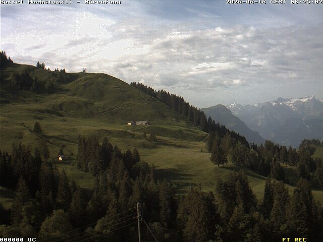 Archiv Foto Webcam Bärenfang, Hochstuckli Sattel