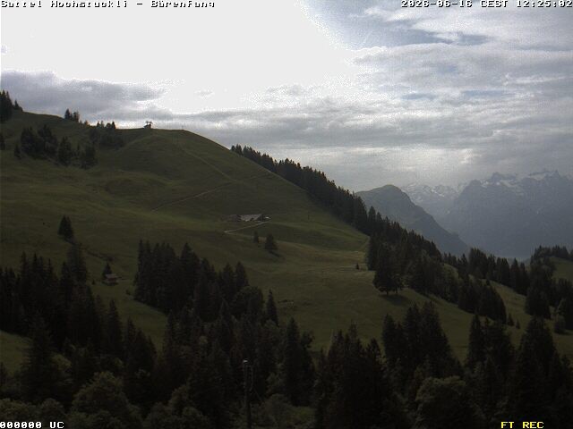 Archiv Foto Webcam Bärenfang, Hochstuckli Sattel