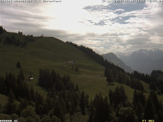 Archiv Foto Webcam Bärenfang, Hochstuckli Sattel