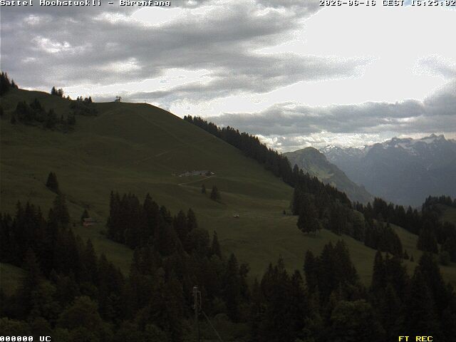 Archiv Foto Webcam Bärenfang, Hochstuckli Sattel
