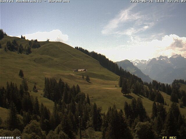 Archiv Foto Webcam Bärenfang, Hochstuckli Sattel