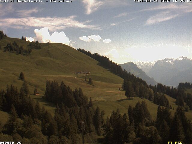 Archiv Foto Webcam Bärenfang, Hochstuckli Sattel