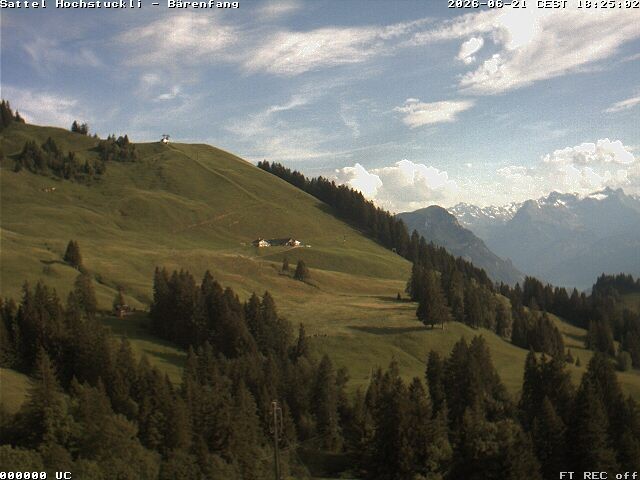 Archiv Foto Webcam Bärenfang, Hochstuckli Sattel
