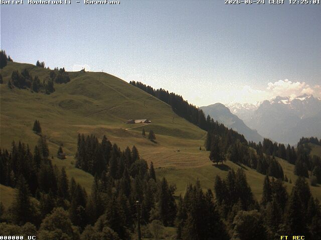 Archiv Foto Webcam Bärenfang, Hochstuckli Sattel