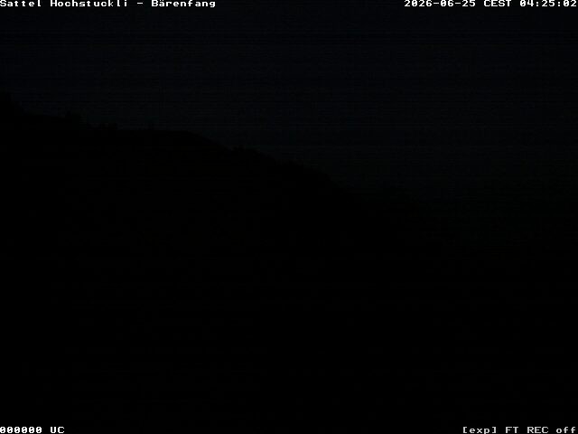 Archiv Foto Webcam Bärenfang, Hochstuckli Sattel