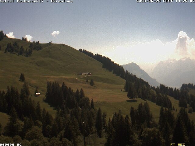 Archiv Foto Webcam Bärenfang, Hochstuckli Sattel