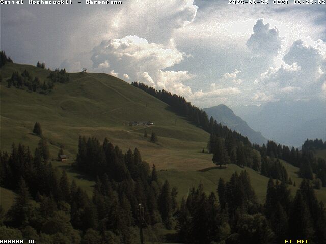 Archiv Foto Webcam Bärenfang, Hochstuckli Sattel