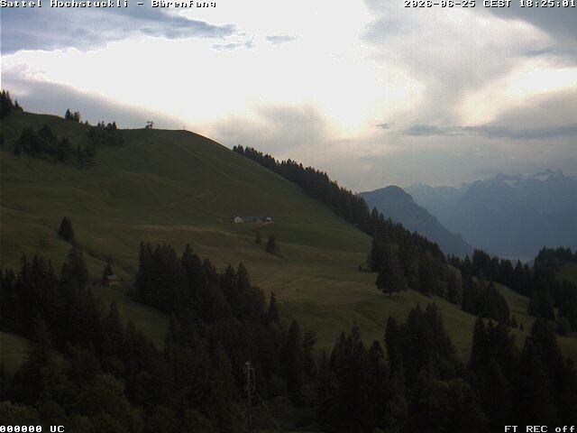 Archiv Foto Webcam Bärenfang, Hochstuckli Sattel
