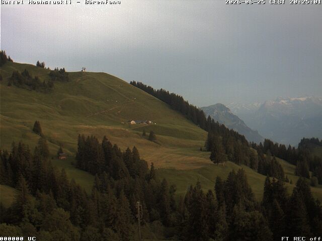 Archiv Foto Webcam Bärenfang, Hochstuckli Sattel