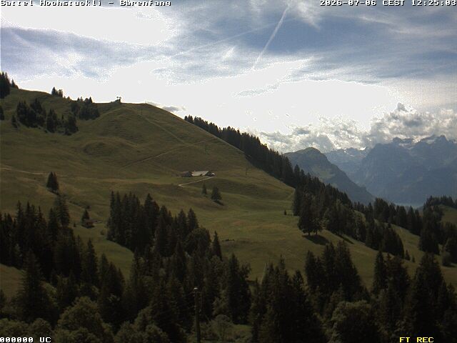 Archiv Foto Webcam Bärenfang, Hochstuckli Sattel