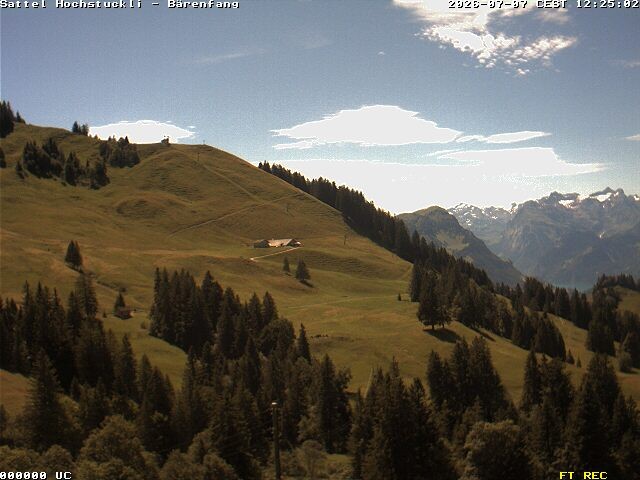 Archiv Foto Webcam Bärenfang, Hochstuckli Sattel