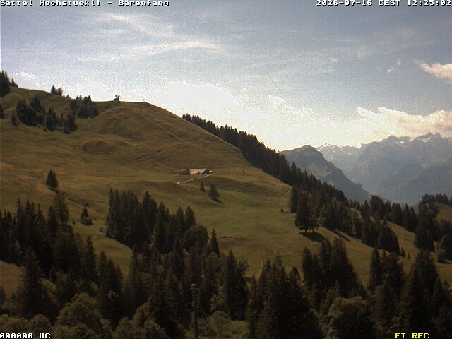Archiv Foto Webcam Bärenfang, Hochstuckli Sattel