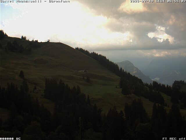 Archiv Foto Webcam Bärenfang, Hochstuckli Sattel