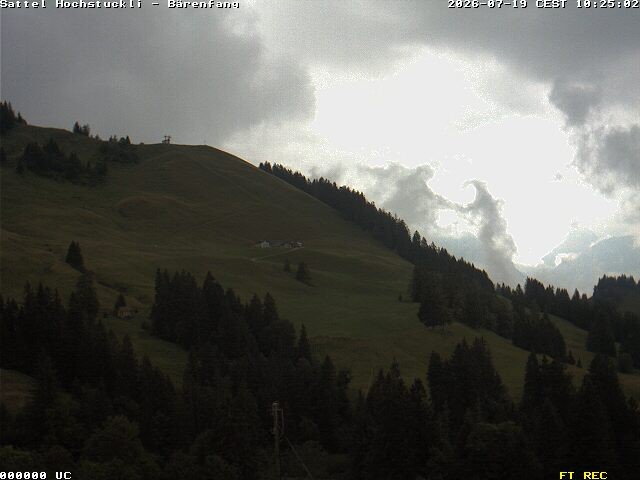 Archiv Foto Webcam Bärenfang, Hochstuckli Sattel