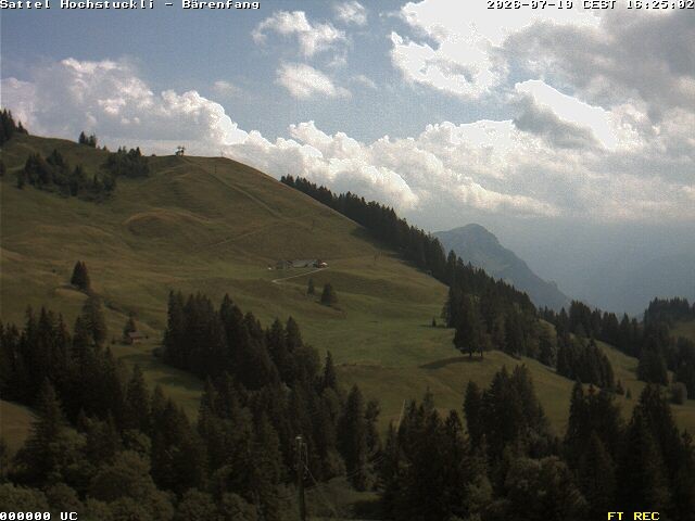 Archiv Foto Webcam Bärenfang, Hochstuckli Sattel