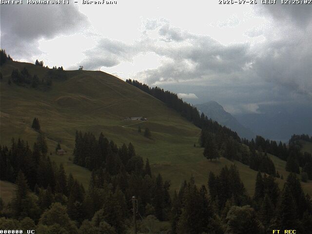 Archived image Webcam mountain restaurant Bärenfang, Hochstuckli Sattel