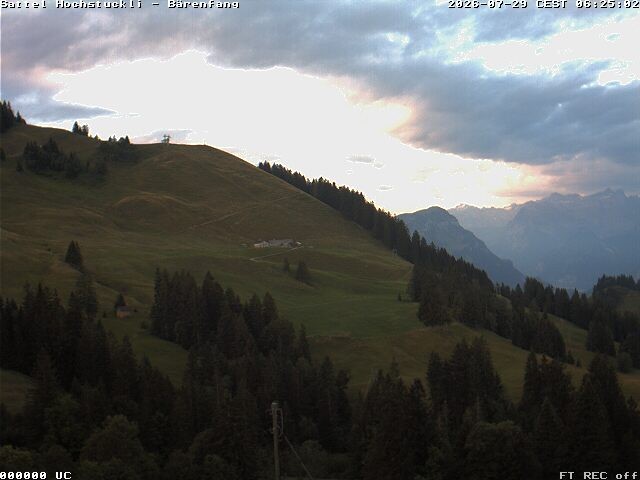 Archiv Foto Webcam Bärenfang, Hochstuckli Sattel