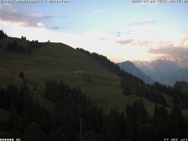 Archiv Foto Webcam Bärenfang, Hochstuckli Sattel