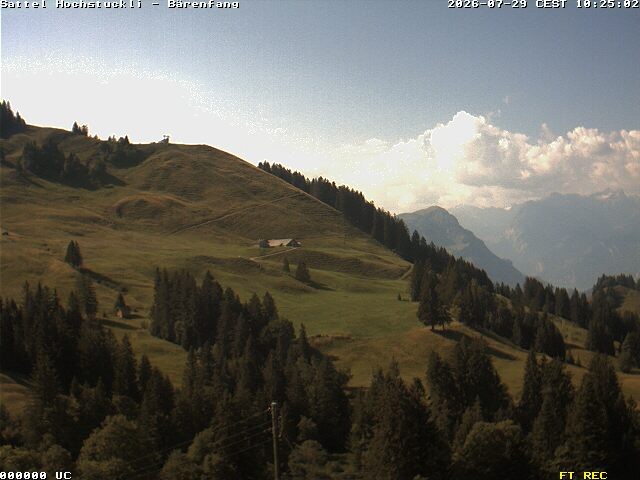 Archiv Foto Webcam Bärenfang, Hochstuckli Sattel