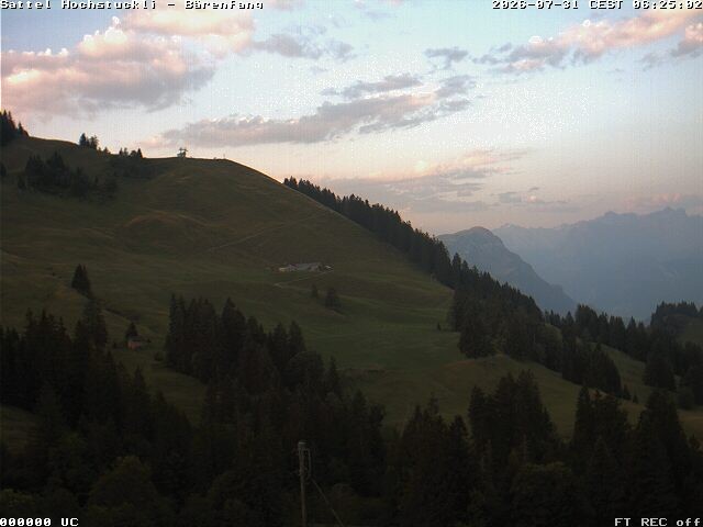 Archiv Foto Webcam Bärenfang, Hochstuckli Sattel