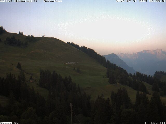 Archiv Foto Webcam Bärenfang, Hochstuckli Sattel