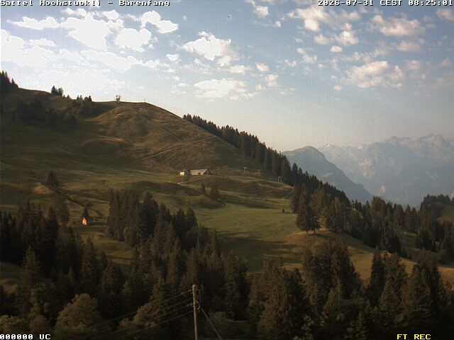 Archiv Foto Webcam Bärenfang, Hochstuckli Sattel
